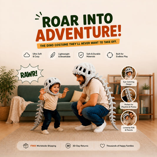 DinoGuise™ Wearable Skeleton Costume
